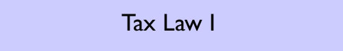 Tax Law